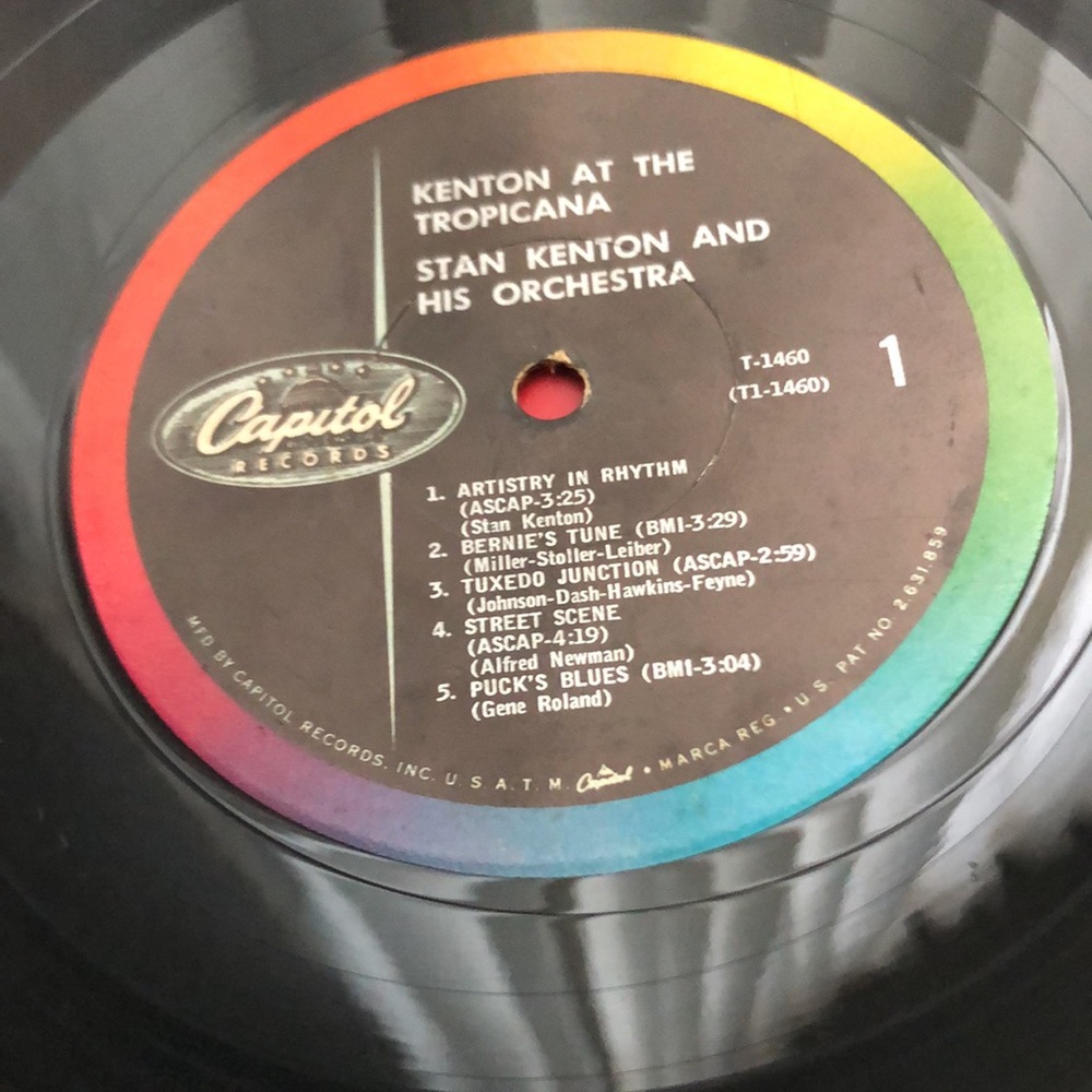 Stan Kenton At The Tropicana Vinyl Lp '61